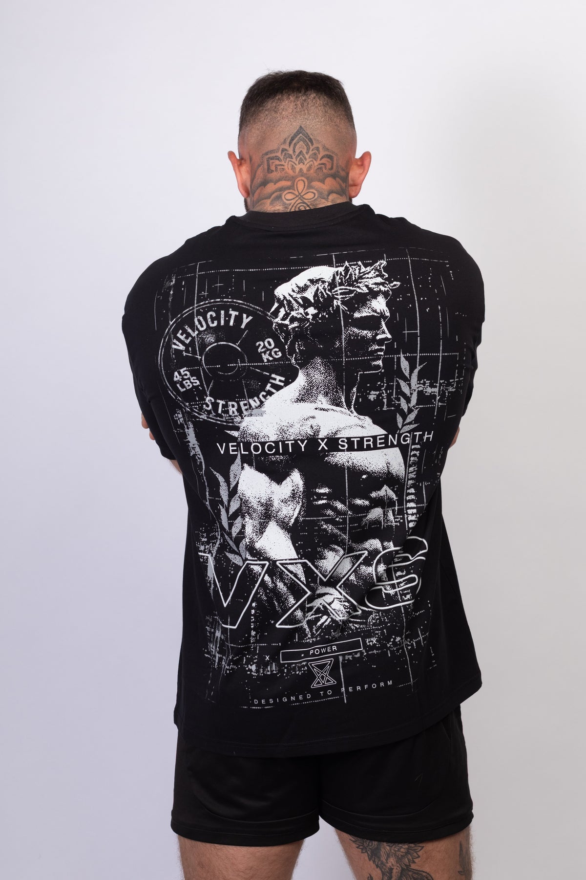 IRON Oversized Tee - Strength Study - VXS GYM WEAR