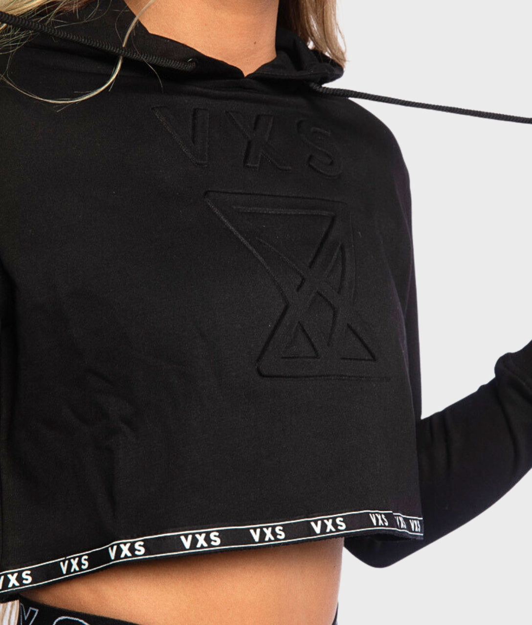 CROP Hoodie [Black]