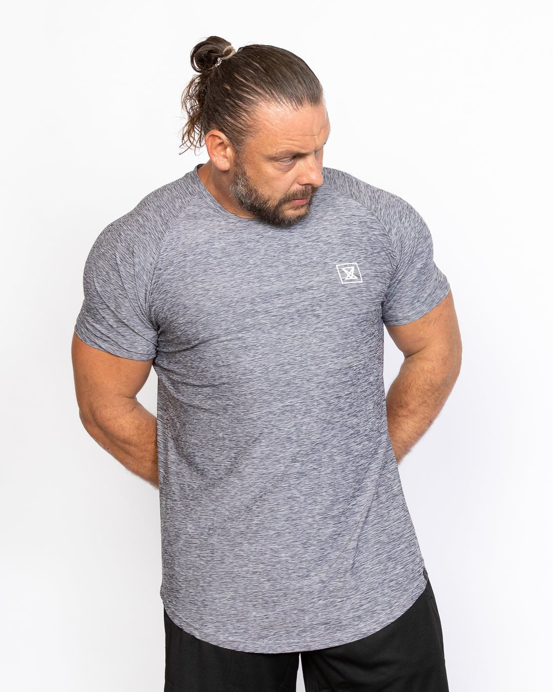 Elite MuscleFit T-Shirt | Grey | VXS Gym Wear