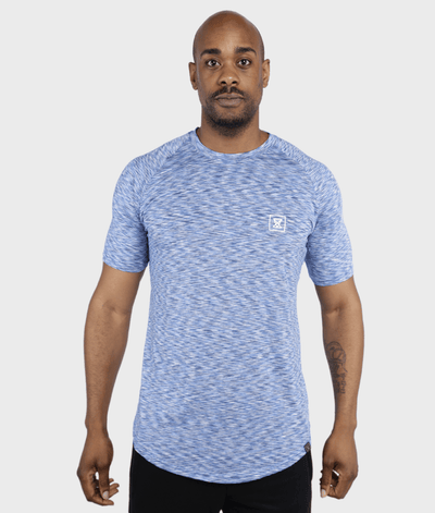 Elite T-Shirt [Blue/White Fuzion] - VXS GYM WEAR