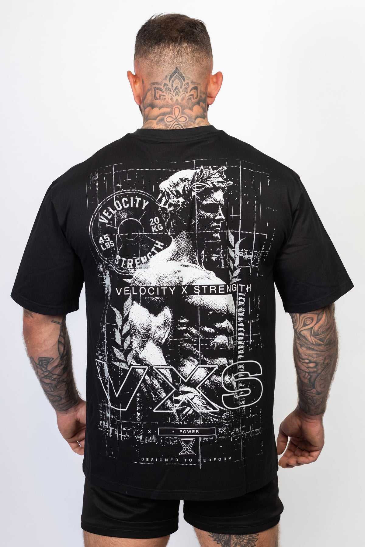 IRON Oversized Tee - Strength Study - VXS GYM WEAR