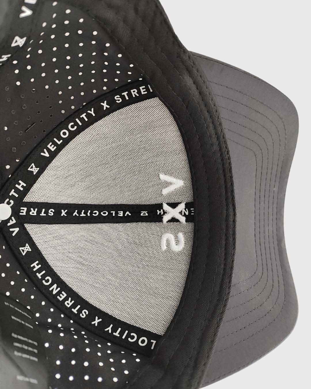 LUX Perforated Cap [White] - VXS GYM WEAR