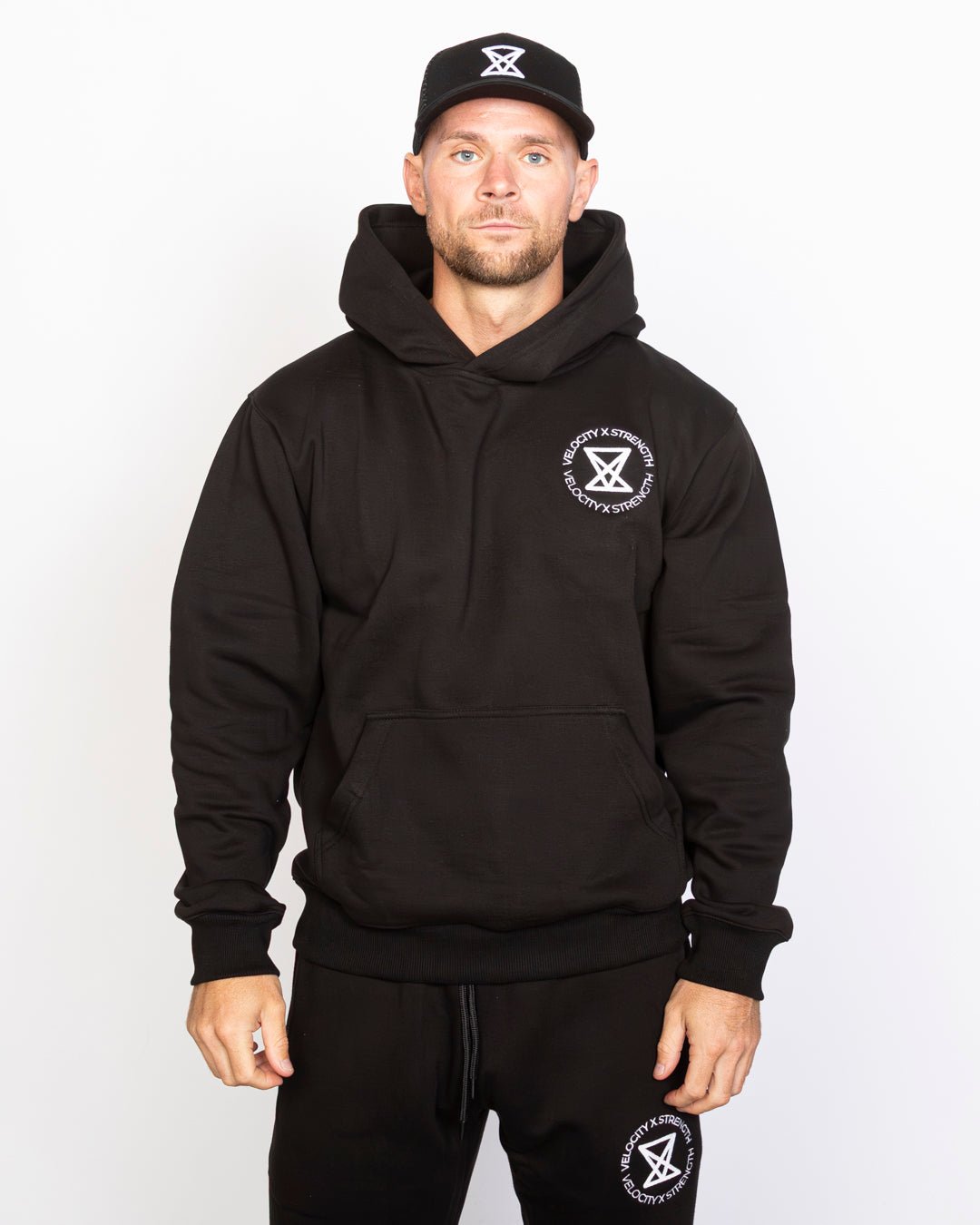 メンズウェア TANGRAM / LOGO HEAVY WEIGHT HOODIE VXS Power Hoodie - Black