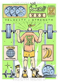 Special Edition A3 Poster Print - VXS GYM WEAR