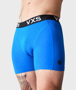 Bamboo Boxer Shorts 2 Pack [Blue/Black] - VXS GYM WEAR