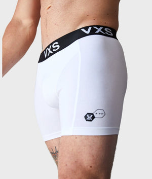 Bamboo Boxer Shorts 2 Pack [White/White] - VXS GYM WEAR