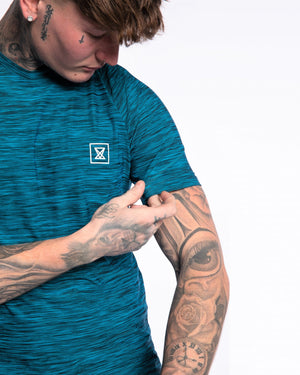 Elite T-Shirt [Cyan] - VXS GYM WEAR