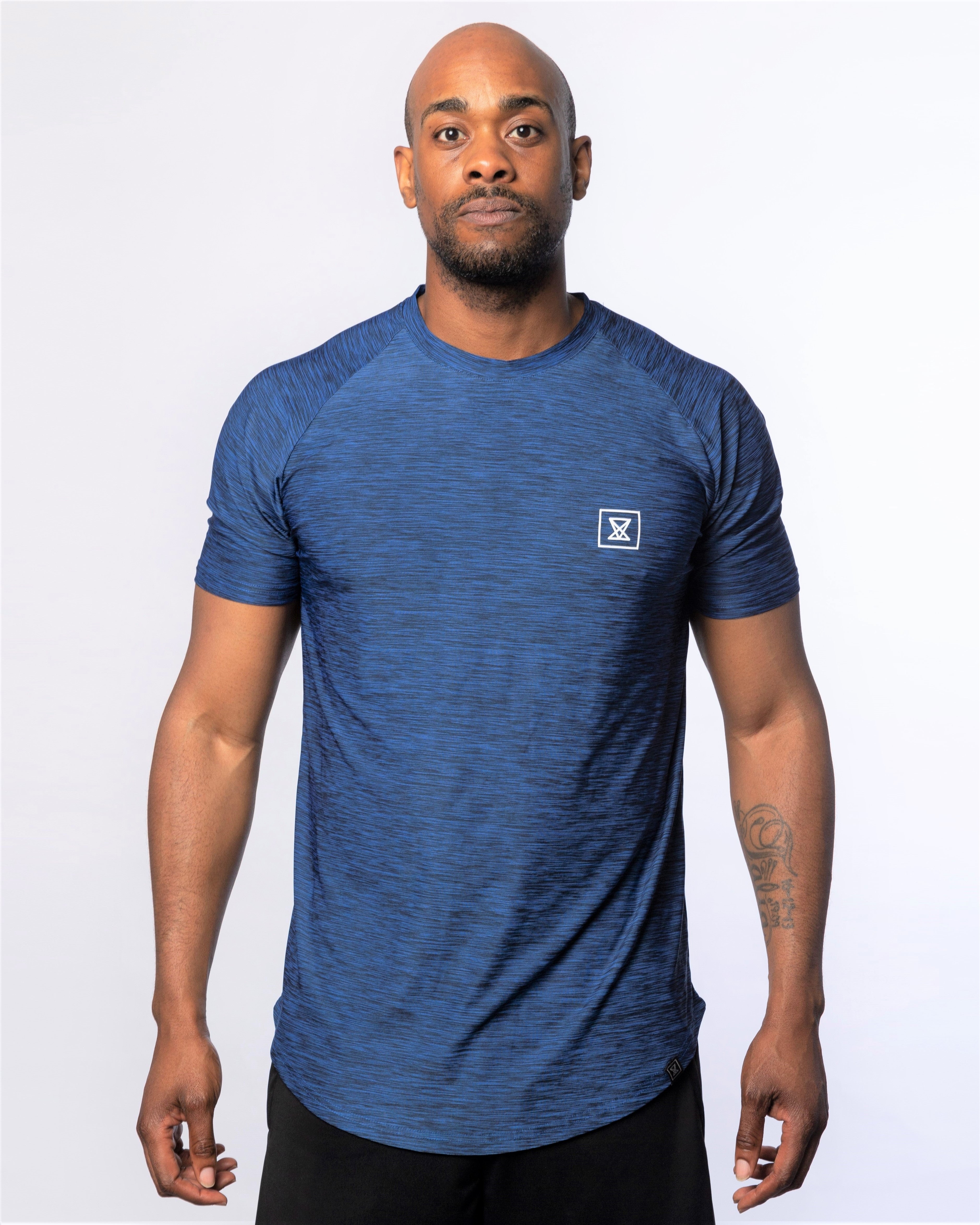 Elite T-Shirt [Dark Blue] - VXS GYM WEAR