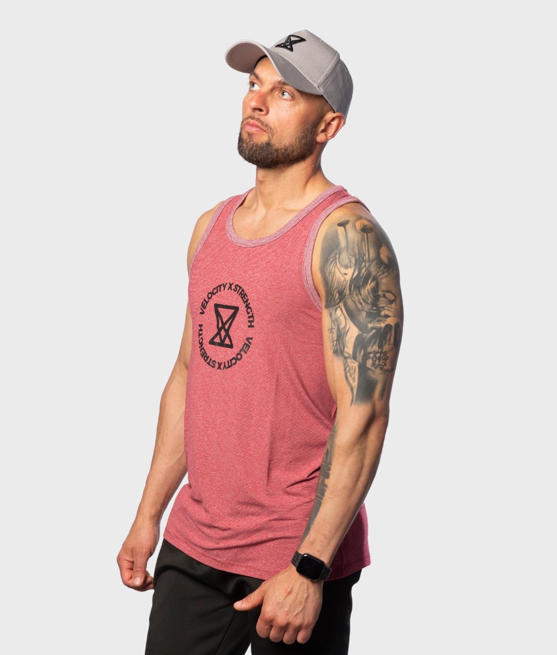 Icon Tank Top [Red] - VXS GYM WEAR