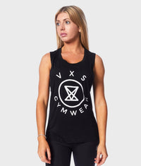 Logo Sleeveless [Black] - VXS GYM WEAR