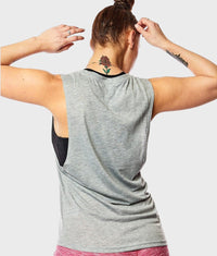 Logo Sleeveless [Grey] - VXS GYM WEAR